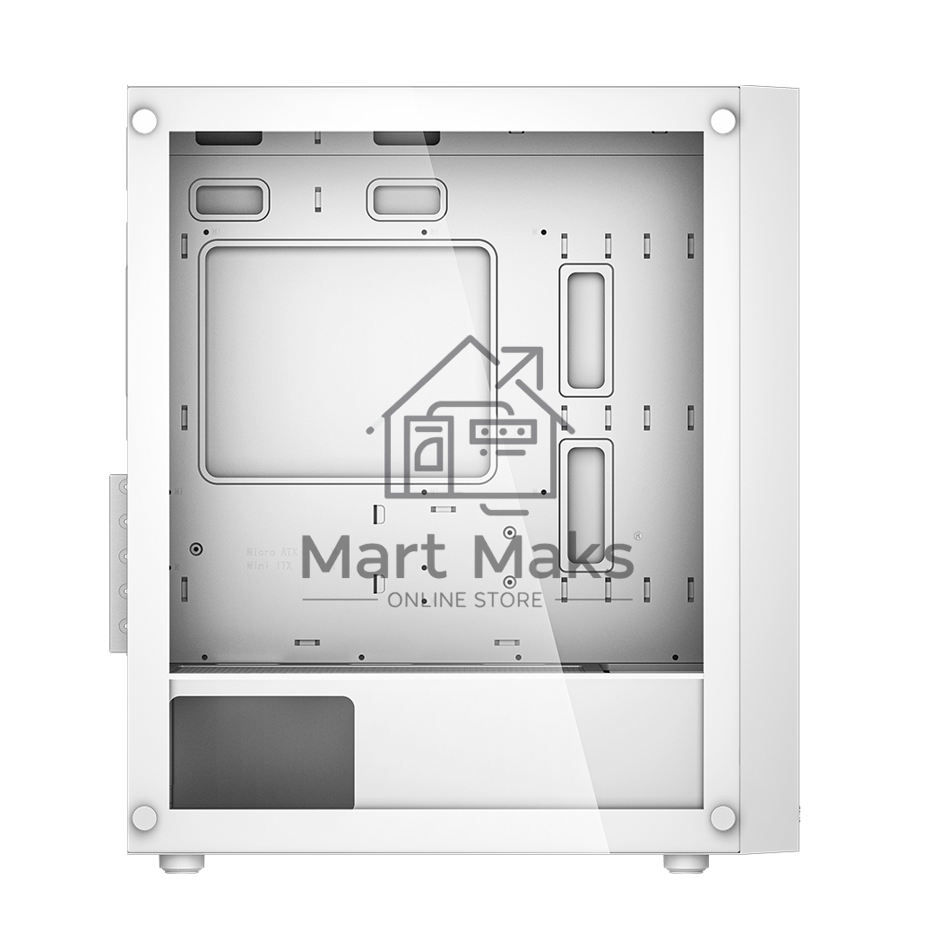 Корпус без блока питания PCCOOLER C3B310 WH, Mesh Mid Tower, White, TG, 0.4 SPCC, no fans mATX, mITX 160/340/170mm 1x2.5