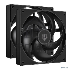 Вентилятор для корпуса ID-COOLING AS-140-K DUET черный, 140 мм, 1800 об/мин, 24.9 дБ, 4 pin