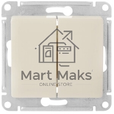 Механизм выключателя 2-кл. СП GLOSSA 10А IP20 10AX беж. SchE GSL000251