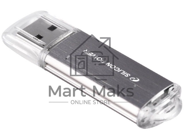 Флешка Silicon Power USB Drive 64Gb Ultima II SP064GBUF2M01V1S USB2.0, Silver