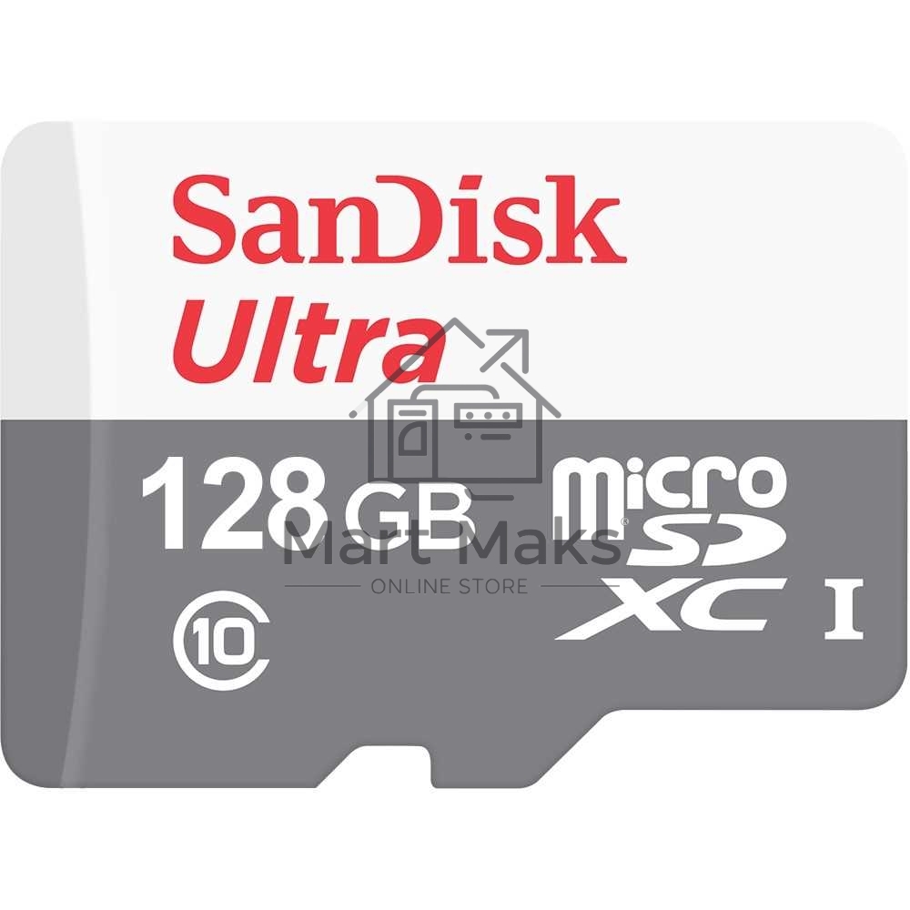 Флеш карта microSD 128GB SanDisk microSDXC Class 10 Ultra UHS-I 100MB/s