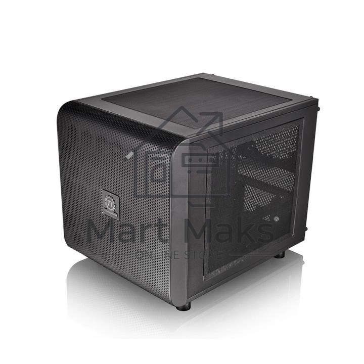 Компьютерный корпус Thermaltake Case Tt Core V21 CA-1D5-00S1WN-00 mATX/ win/ black/ USB3.0/ no PSU