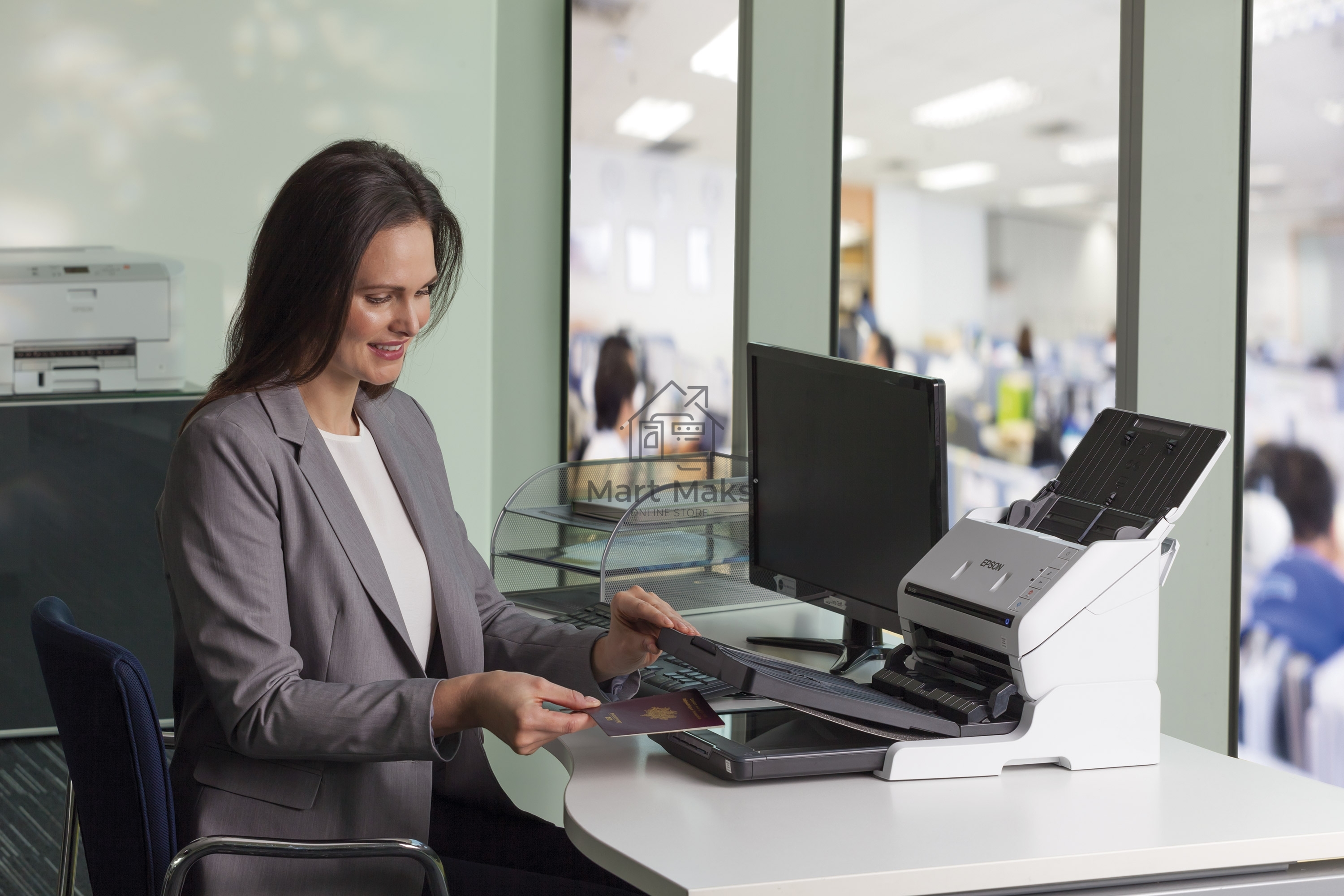 Сканер Epson WorkForce DS-530II A4