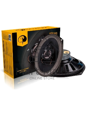 Колонки автомобильные Phantom MS 693 (без решетки) 200Вт 93дБ 4Ом 16x23см (6x9дюйм) (ком.:2кол.) коаксиальные трехполосные