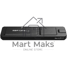 Внешний SSD 1Tb Silicon Power PX10, External, USB TypeC 3.2, черный, read/write 1050/1050 Mb/s