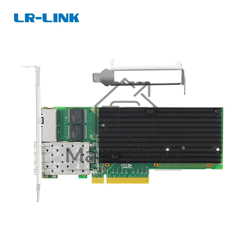 Сетевая карта PCIe x8 10G 4-port SFP+ & Copper Hybrid Ethernet Network Adapter (Intel X710)