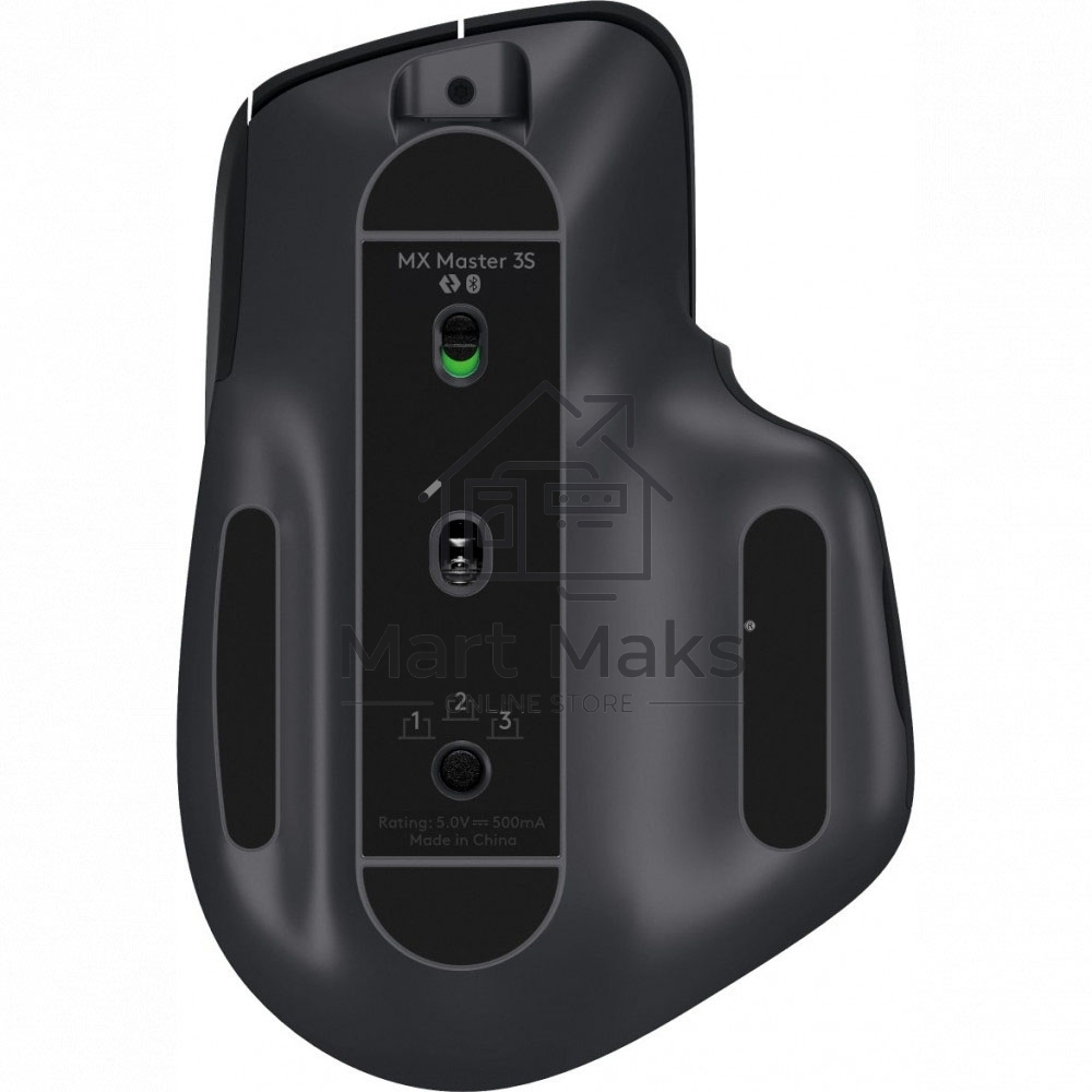 Мышь беспроводная Logitech MX Master 3s графитовый, 8000 dpi, радиоканал, Bluetooth, USB, кнопки - 7