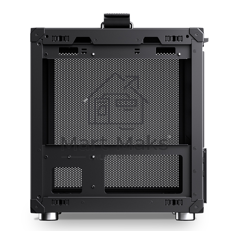 Компьютерный корпус JONSBO C6-ITX Black ITX без БП, боковая панель из закаленного стекла, mini-ITX, черный