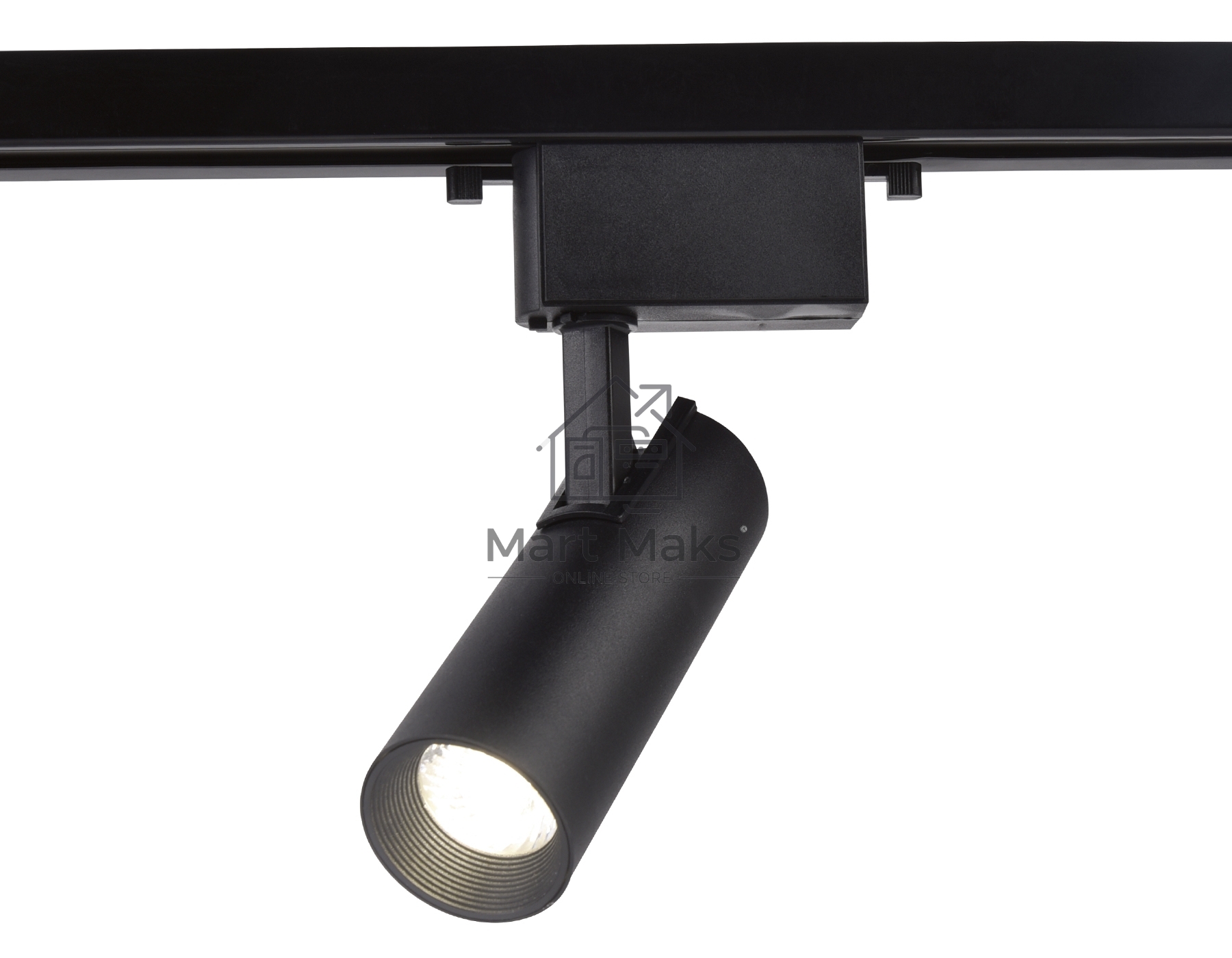 Трековый однофазный светодиодный светильник Ambrella light GL5858 BK черный LED 10W 4200K 24°