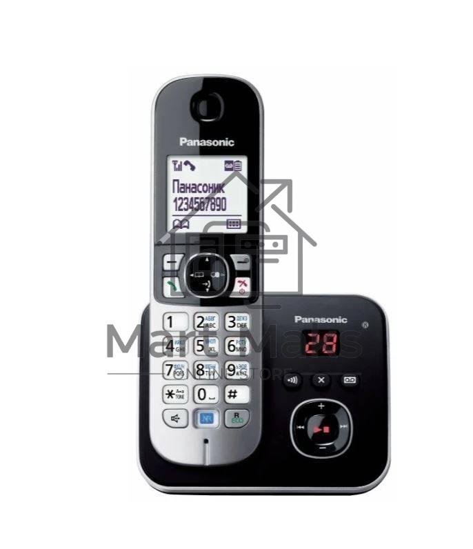 Радиотелефон Panasonic KX-TG6821RUB (черный)