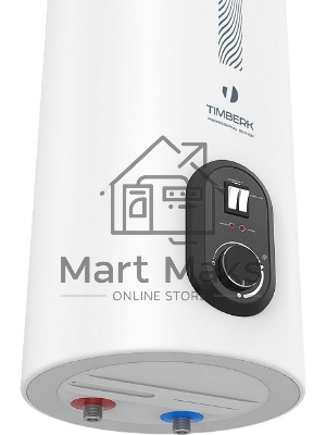 Водонагреватель Timberk SWH RS7 30 V Накопительный 30л, 2 кВт, круглый, супер-узкий, все внутри нержавейка, Ø 750хØх290 (мм), 9,4 кг, Белый