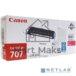 Картридж лазерный Canon 707M (9422A004) Magenta пурпурный, 2000 стр., для LBP 5000/5100