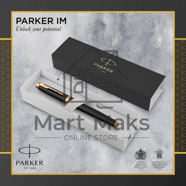 Ручка перьевая Parker IM Premium F323 (CW1931646) Black GT F сталь нержавеющая, подарочная коробка