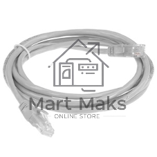 Патч-корд ExeGate UTP-RJ45-RJ45-5e-CU-2M-GY, UTP, cat.5e, 2м, медь, серый