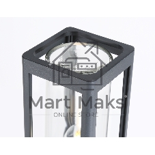 Светильник Ambrella light ST2409 GR/CL серый/прозрачный IP54 E27 max 40W 110*110*350
