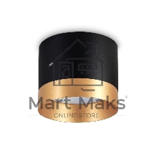 Светильник Ambrella light TN5317 BK/GD черный/золото GX53 D82*70