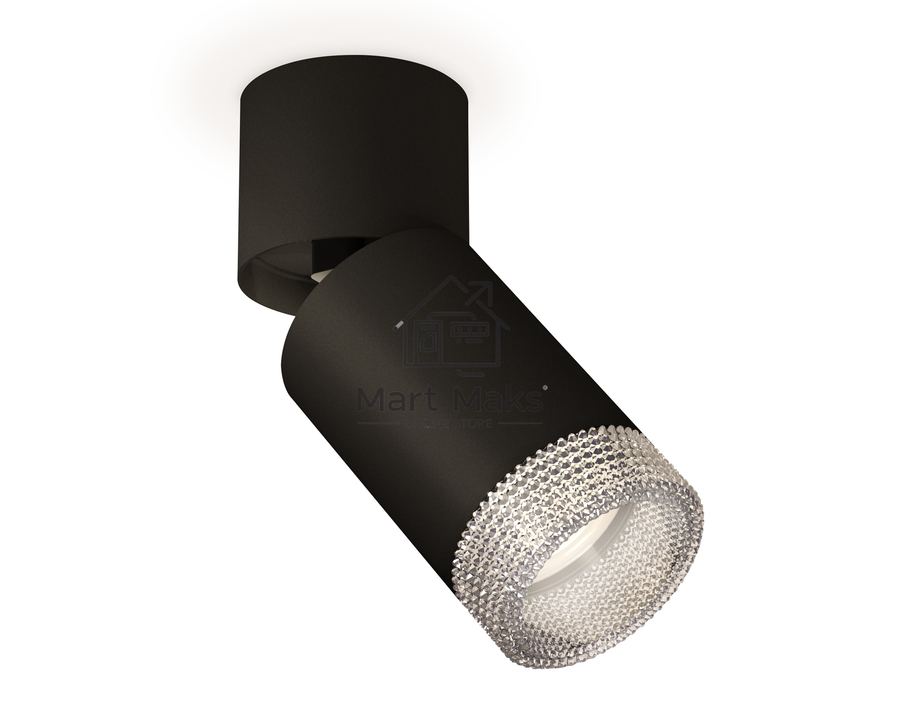 Светильник Ambrella Light XM6313060 SBK/BK/CL черный песок/черный/прозрачный MR16 GU5.3 (A2221, C6313, N6150)