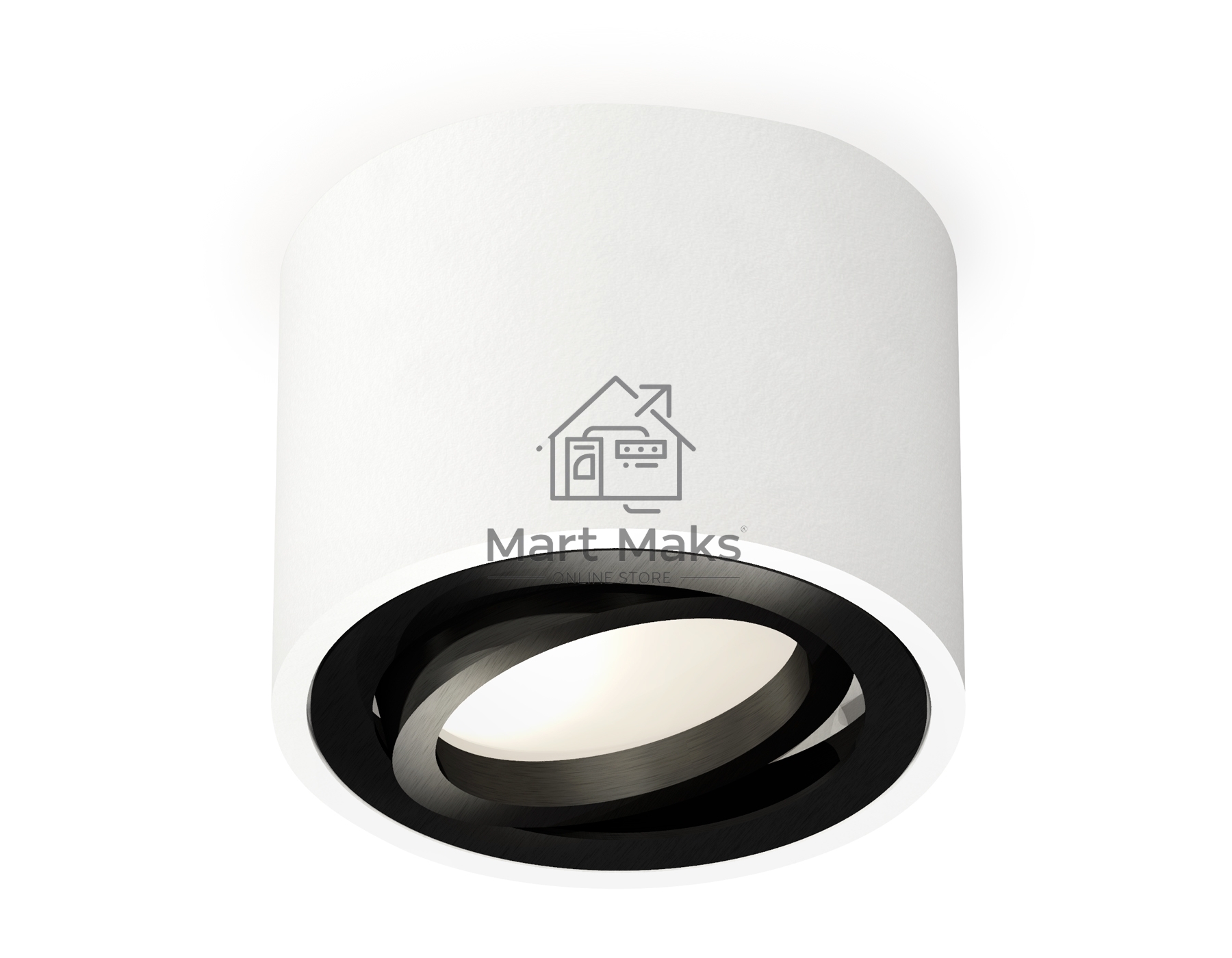 Светильник Ambrella Light XS7510002 SWH/PBK белый песок/черный полированный MR16 GU5.3 (C7510, N7002)