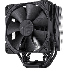 Кулер для процессора Noctua NH-U12S chromax черный, 120 мм, медь, 1500 об/мин, 22.4 дБ, 4 pin PWM, высота 158 мм
