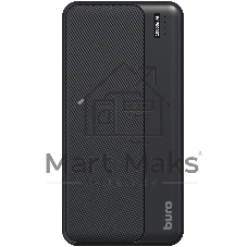 Портативный аккумулятор Buro BPF10A 10000mAh QC3.0/PD3.0 22.5W 2.1A 2xUSB-A/USB-C черный