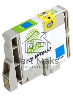 Картридж струйный Cactus CS-EPT0542 голубой (16,2 мл) для Epson Stylus Photo R800/ R1800