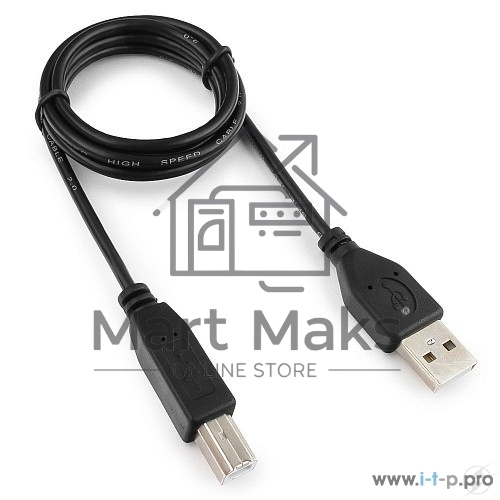 Кабель Гарнизон Кабель USB 2.0, AM/BM, 1.8м, пакет (GCC-USB2-AMBM-1.8M)