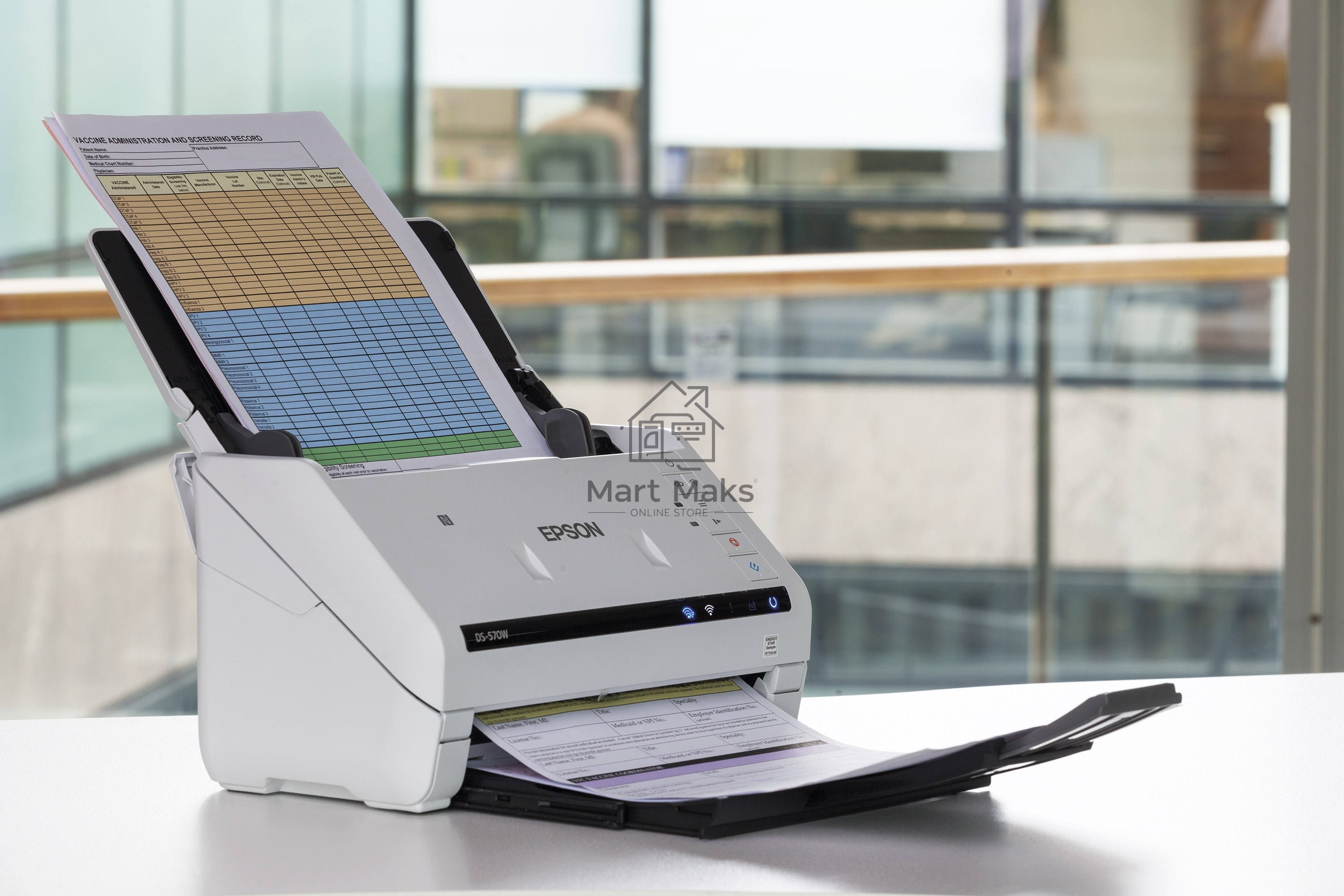 Сканер Epson WorkForce DS-530II A4
