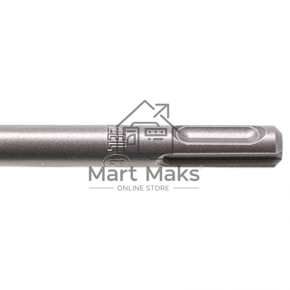 Бур по бетону, двойная спираль, Cobalt W-tip, 12x160 мм, SDS PLUS Denzel