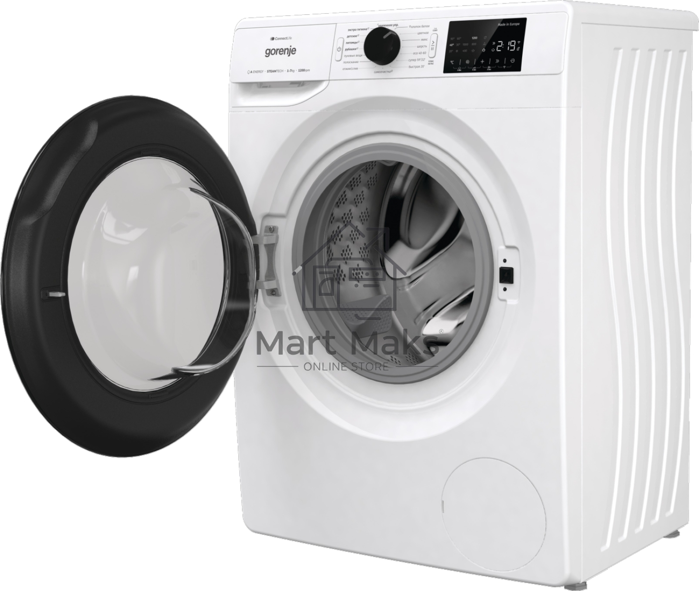 Стиральная машина Gorenje WPNEI72SA1SWIFI/C белый загр. фронтальная макс.: 7 кг 1200об/мин класс: А+++