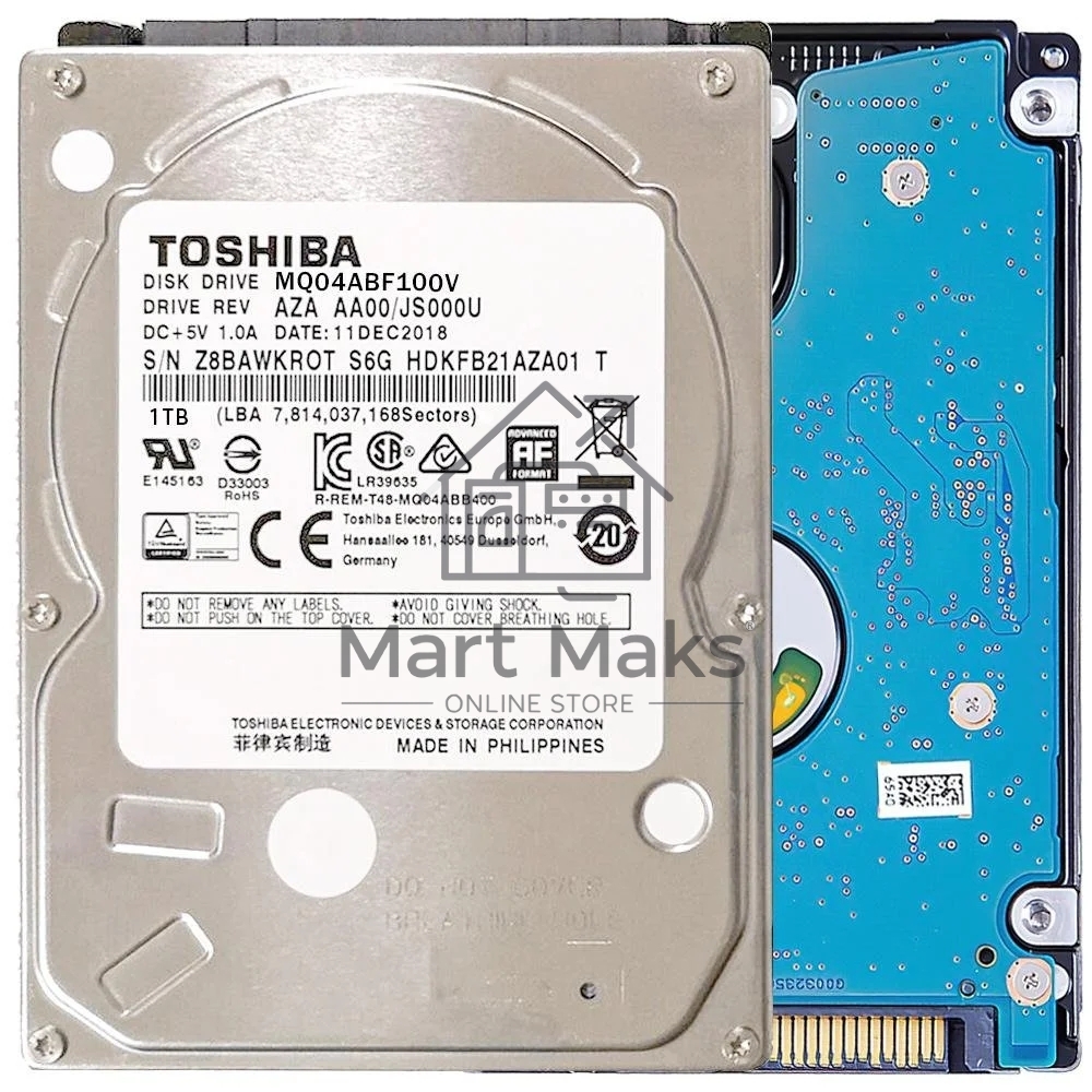 Жесткий диск Toshiba HDD VIDEO SATA3 1Tb 2.5