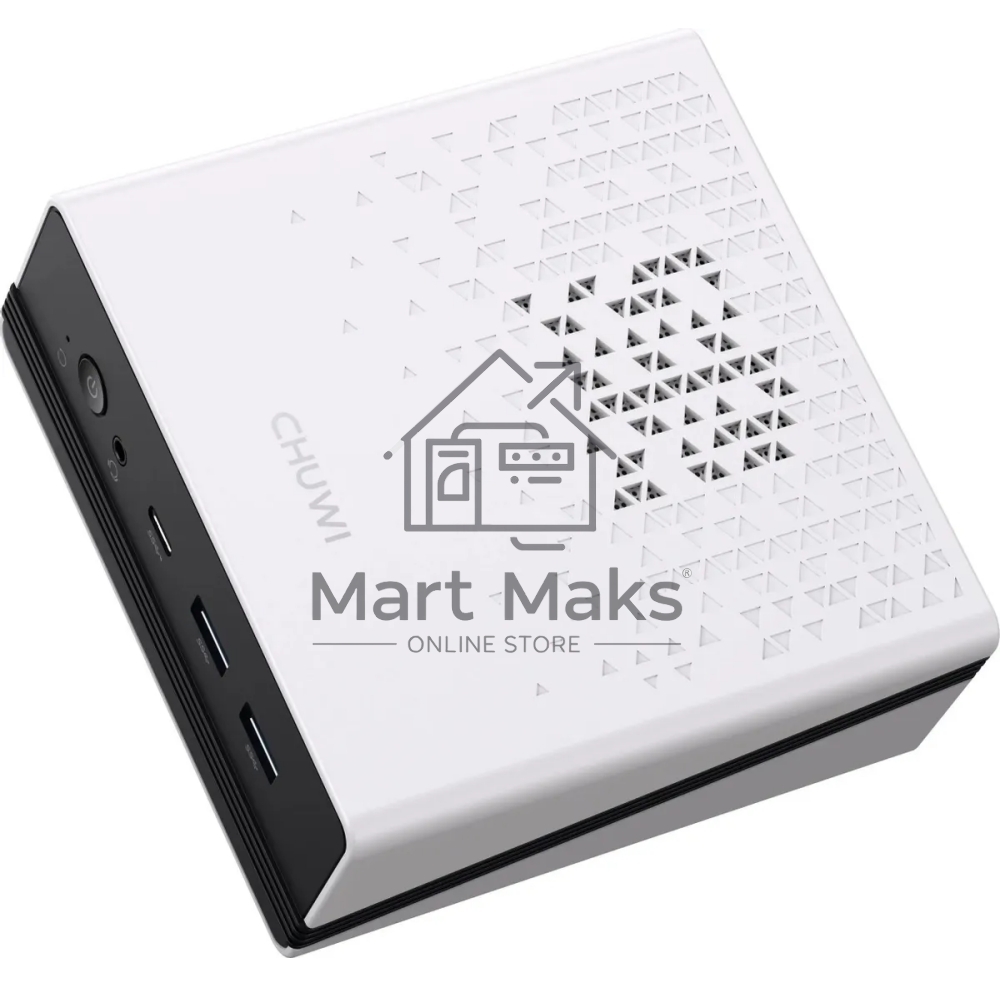 Компьютер Chuwi Ubox  AMD Ryzen 5 6600H(3.3Ghz)/16384Mb/512PCISSDGb/Int:AMD Radeon/BT/WiFi/war 1y/1.35kg/Iron Gray/Win11Pro + DDR5 (SODIMM MAX 64GB)(RAM slot*2)/USB2.0*1/USB3.2G1*3/Type-C*1(DP,PD)/HDMI*1/DP*1/RJ45*2/WIFI6,BT5.