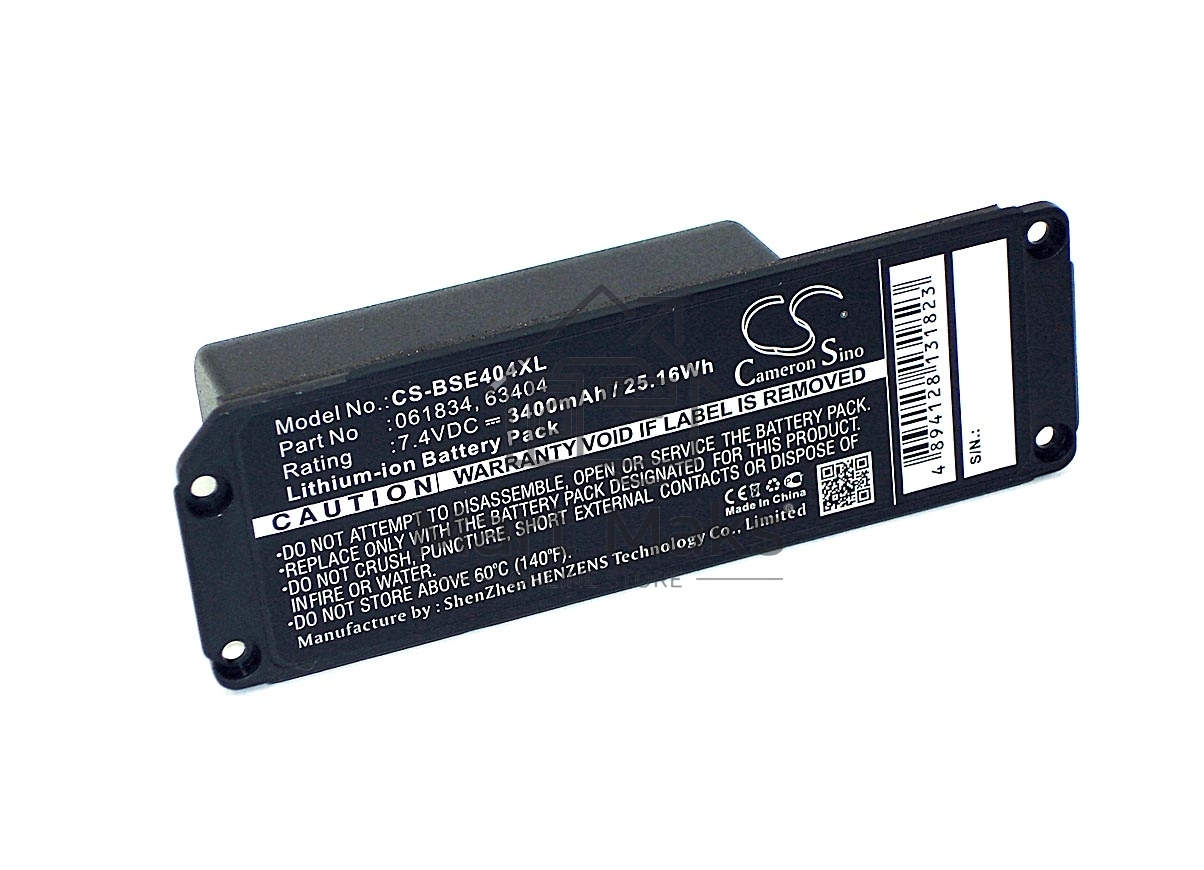 Аккумуляторная батарея CameronSino CS-BSE404XL для BOSE Soundlink Mini 7.4V 3400mAh 25.16Wh