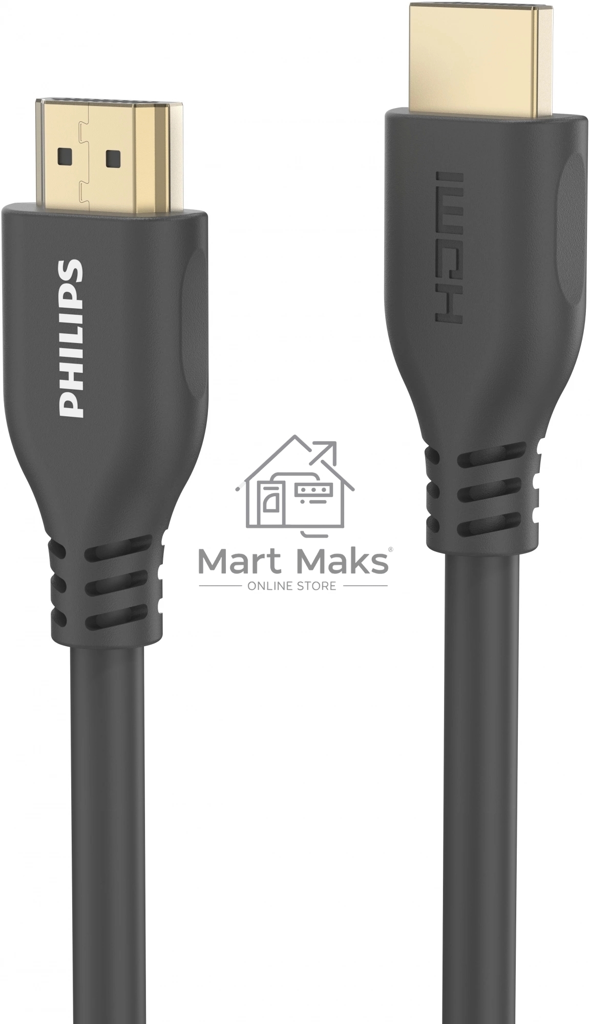 Кабель аудио-видео Philips 8K 60 Гц Ultra HD HDMI (m)/HDMI (m) 5м. позолоч.конт. серый