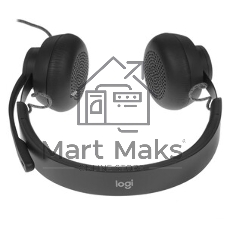 Гарнитура Logitech Zone Wired UC графит, проводная, USB-C, сертификация Microsoft Teams