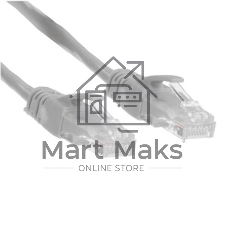 Патч-корд ExeGate UTP-RJ45-RJ45-5e-CU-2M-GY, UTP, cat.5e, 2м, медь, серый