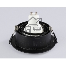 Встраиваемый поворотный точечный светильник Ambrella light TN102756 BK черный IP20 GU5.3 D98*32