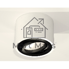 Светильник Ambrella Light XS7510002 SWH/PBK белый песок/черный полированный MR16 GU5.3 (C7510, N7002)