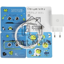 Умная колонка Яндекс Станция Лайт 2, 6Вт, компактная, 1 динамик, Matter, Wi-Fi, Bluetooth 5.0, Алиса, синий