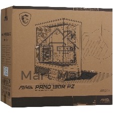 Компьютерный корпус MSI MAG PANO 130R PZ 2xUSB 3.2 Gen 1, 1xUSB 3.2 Gen2 Type-C, 3x120мм ARGB Reverse Blade Fan, 1x120мм ARGB Fan, 1 to 3 Fan PWM Splitter, Tempered Glass Window