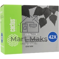 Картридж лазерный Cactus CS-Q5942X черный (20000 стр.) для HP 4250/4350