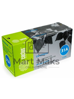 Картридж лазерный Cactus CS-CF331A голубой (15000 стр.) для HP Color LaserJet M651dn/M651n/ M651xh