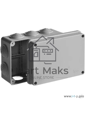 Рувинил 67053 Тусо.Коробка расп. для о/п, 150х110х70мм, 10вводов, IP55