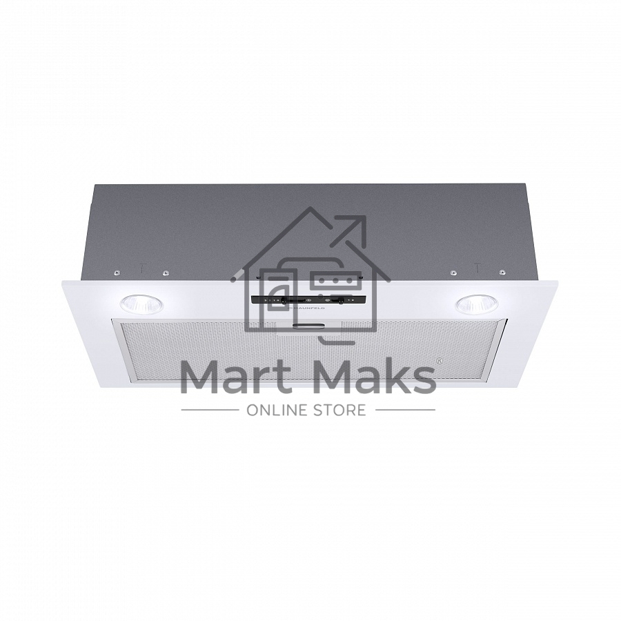 Вытяжка встраиваемая Maunfeld Crosby Light (C) 60 белый, 60 см, 850 куб. м/ч, 48 дБ