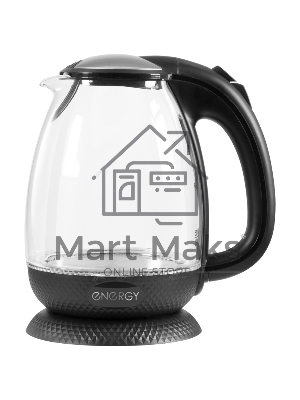Чайник Energy E-250 (1,7 л) стекло, пластик цвет черный