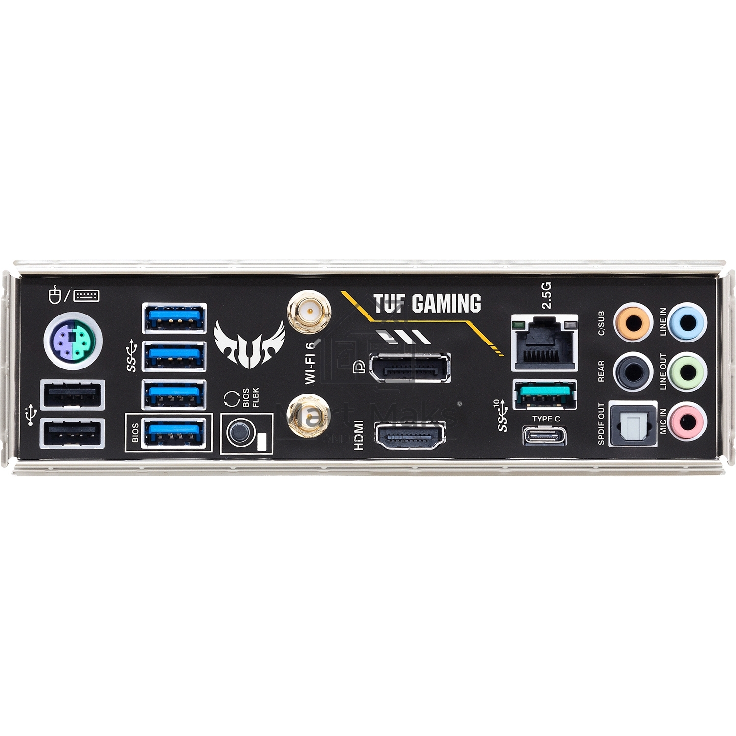 Материнская плата ASUS TUF GAMING B550M-PLUS WI-FI II, AM4, AMD B550, 4xDDR4, 4xSATA, 2xM.2, 1xPCIe 4.0 x16, 1xPCIe 3.0 x4, 1xPCIe x1, 1xDP, 1xHDMI, 1x 2.5Gb LAN, 1xUSB-C 3.2 Gen 2, 4xUSB-A 3.2 Gen 1, 2xUSB-A 2.0, 5x3.5 мм, TOSLINK, 7.1, mATX