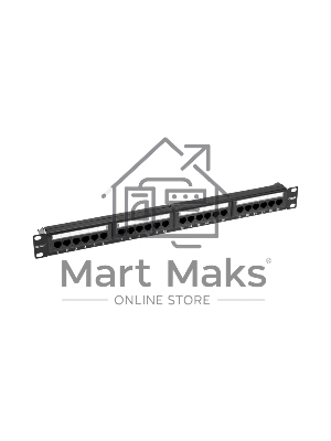 Панель коммутационная с кабельным органайзером 19