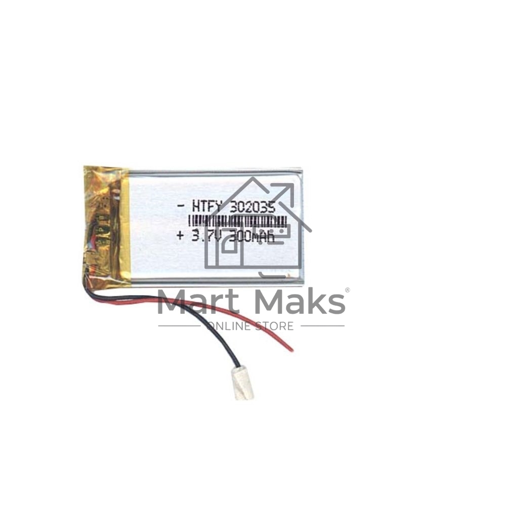 Аккумулятор Li-Pol (батарея) 3*20*35мм 2pin 3.7V/300mAh