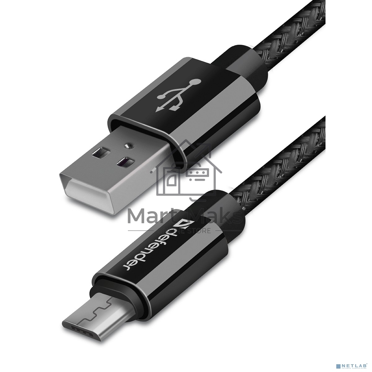 Кабель Defender USB2.0 TO MICRO-USB 1M черный USB08-03T