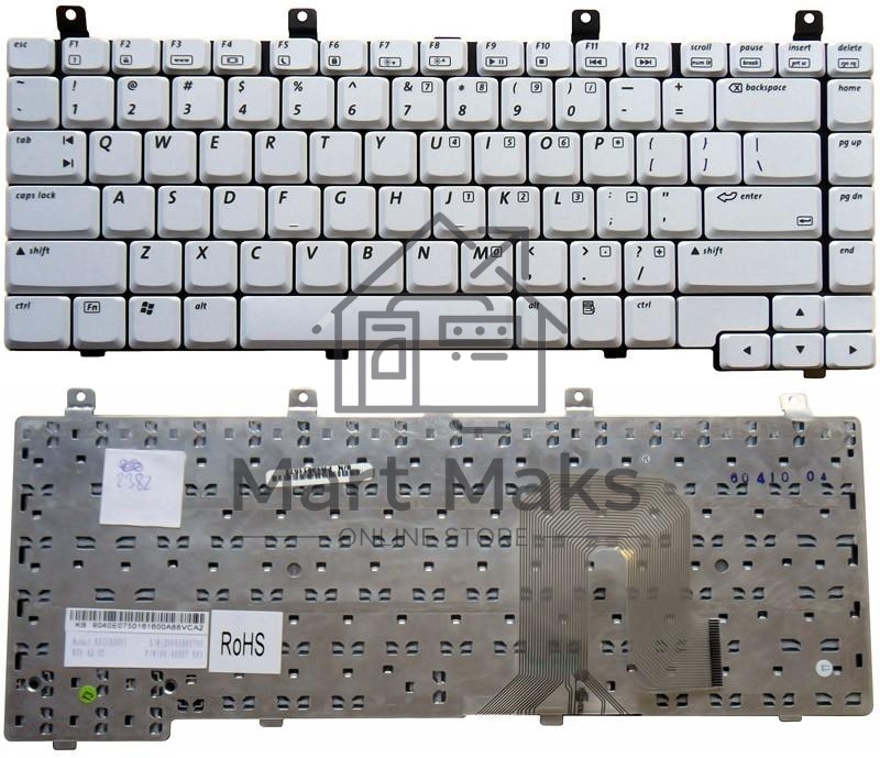Клавиатура для ноутбука HP Pavilion DV4000 DV4100 DV4200 DV4300 DV4400 белый