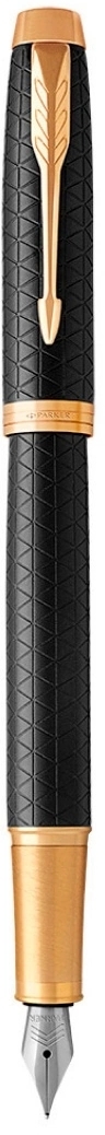 Ручка перьевая Parker IM Premium F323 (CW1931646) Black GT F сталь нержавеющая, подарочная коробка